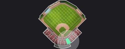 Seat view from Infield