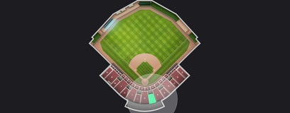 Seat view from Infield