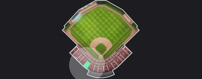 Seat view from Outfield