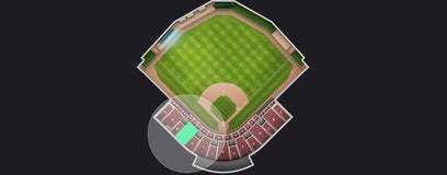 Seat view from Outfield