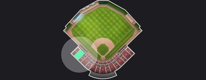 Seat view from Outfield