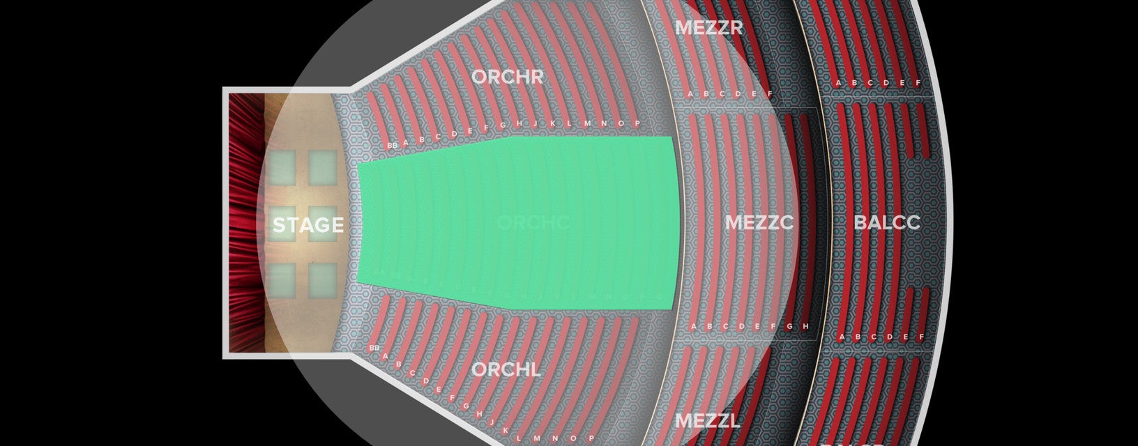 Seat view from Orchestra