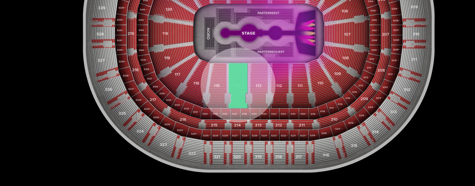 Seat view from Lower