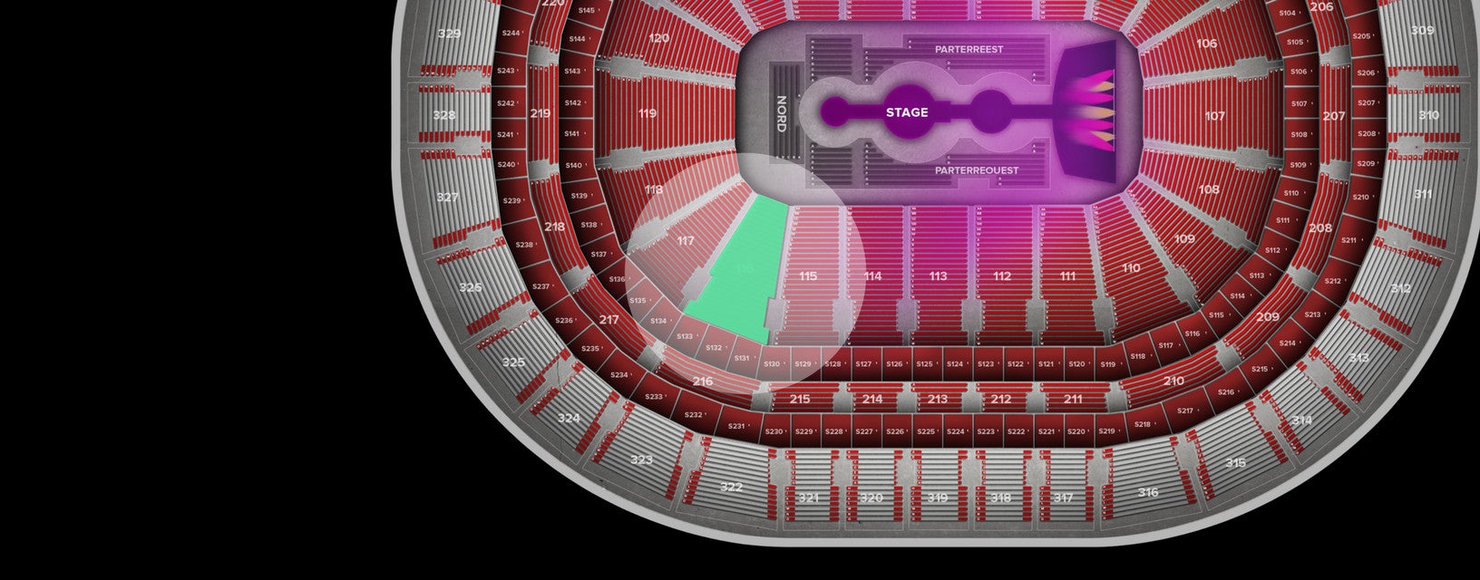 Seat view from Lower