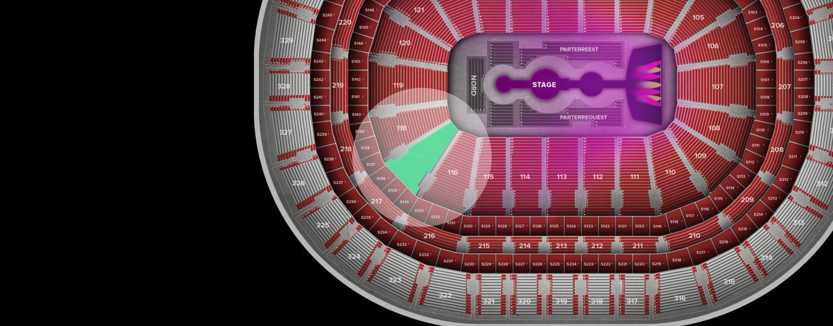 Seat view from Lower