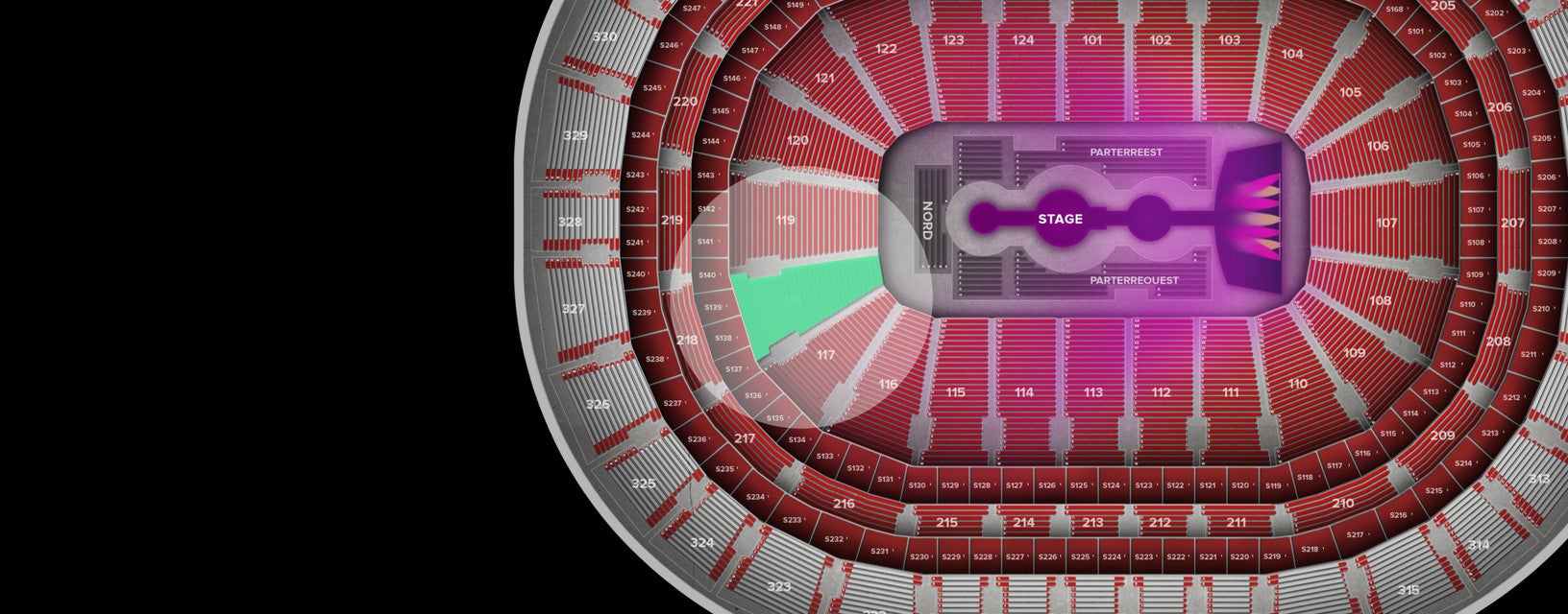 Seat view from Lower