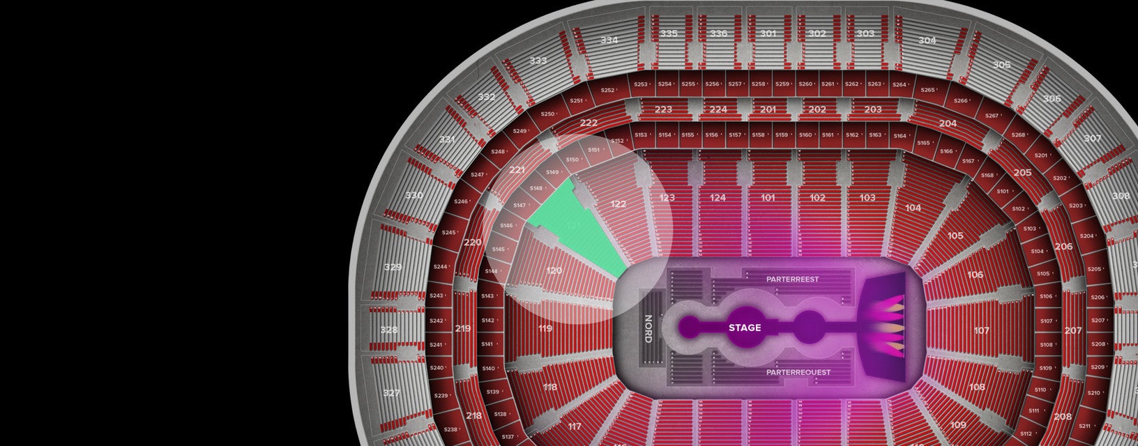 Seat view from Lower