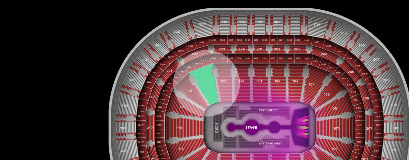 Seat view from Lower