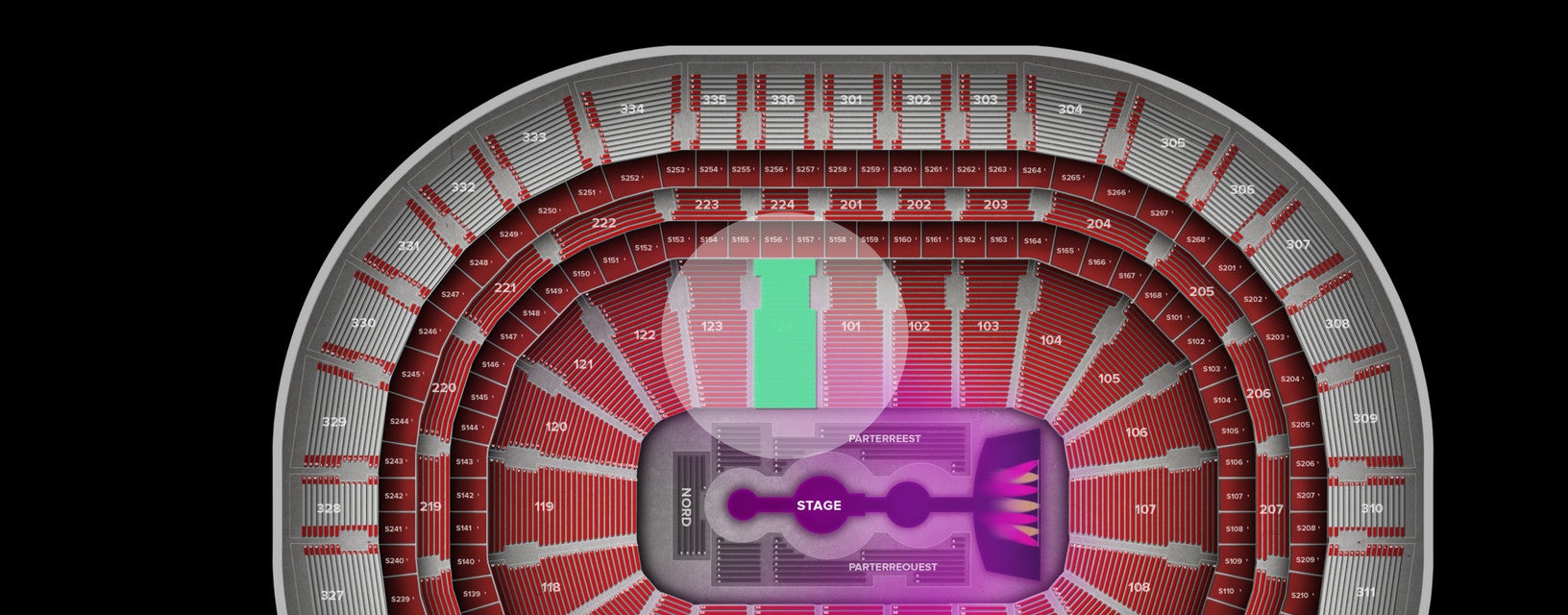 Seat view from Lower