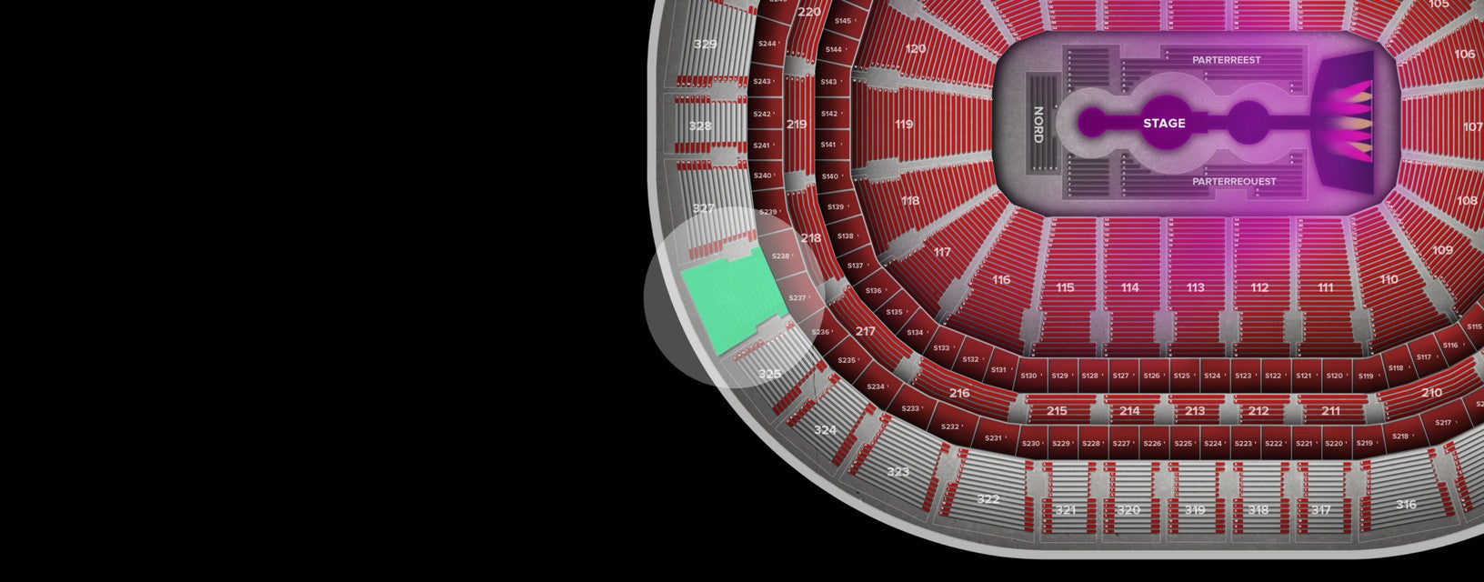 Seat view from Upper