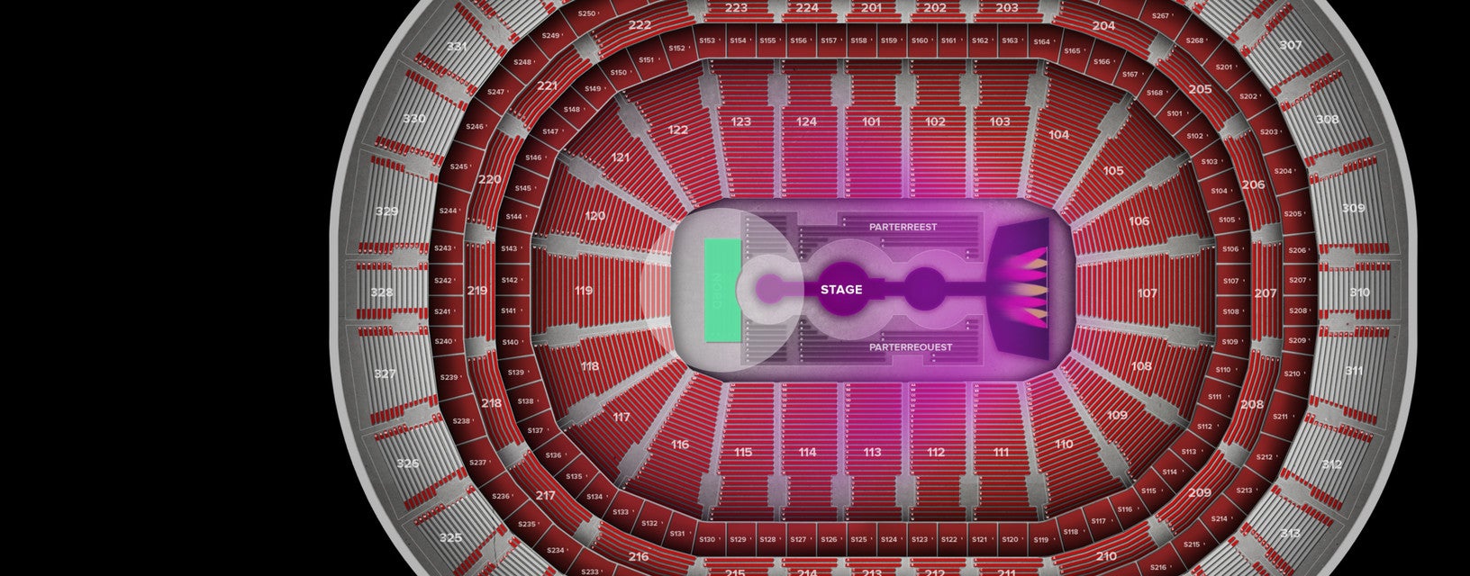 Seat view from Floor
