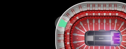 Seat view from Upper