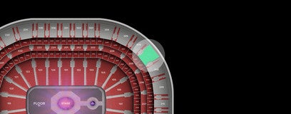 Seat view from Upper