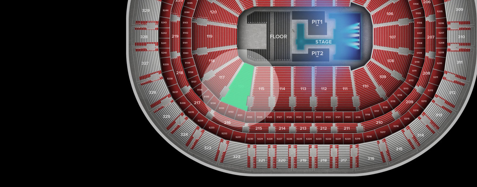 Seat view from Lower