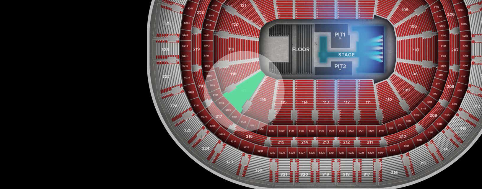 Seat view from Lower