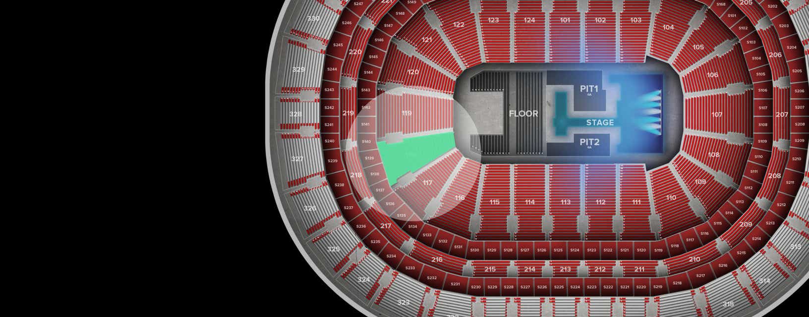 Seat view from Lower