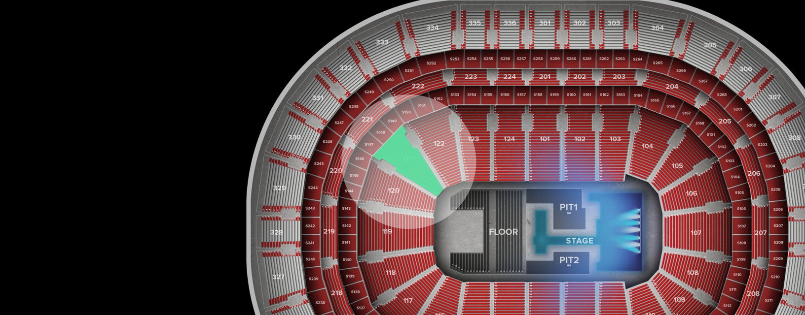 Seat view from Lower