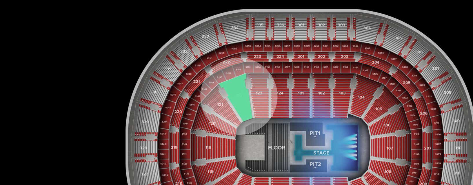 Seat view from Lower
