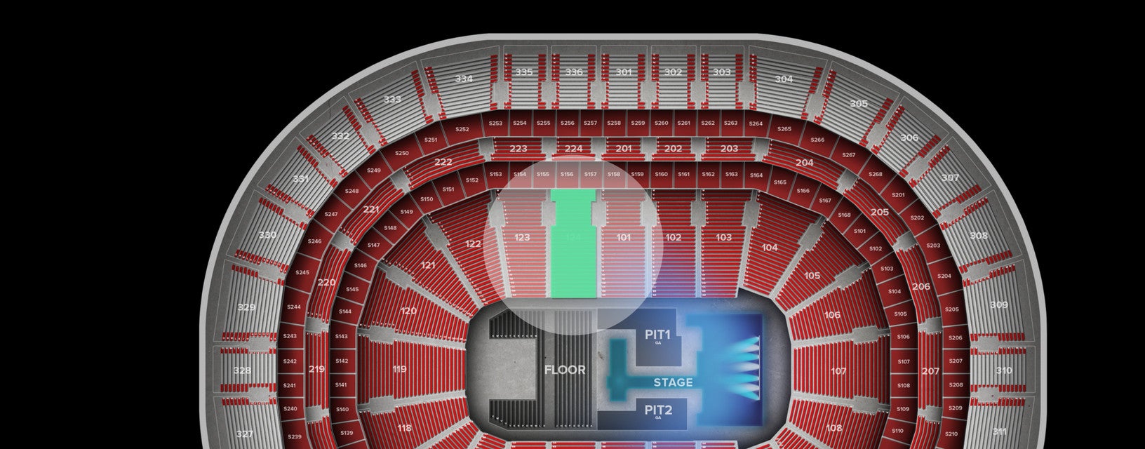 Seat view from Lower