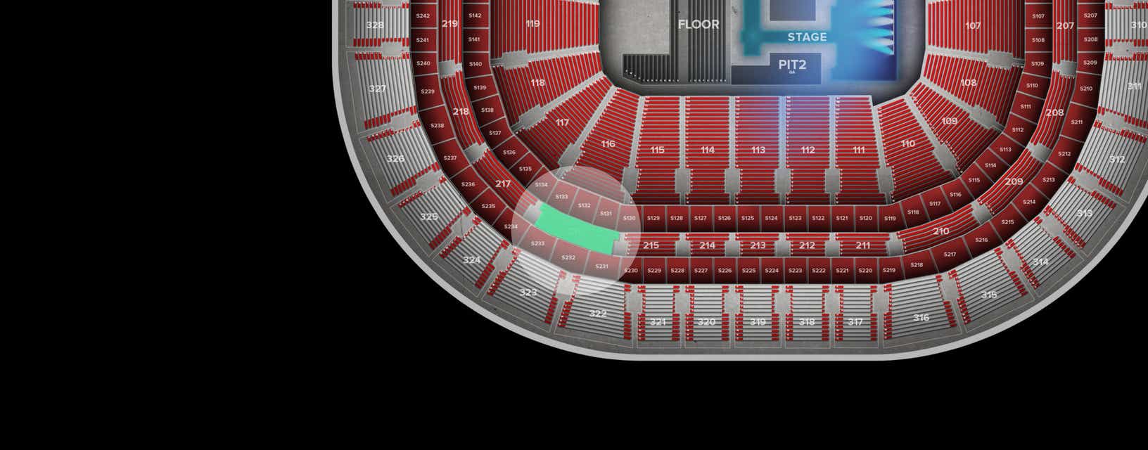 Seat view from Middle