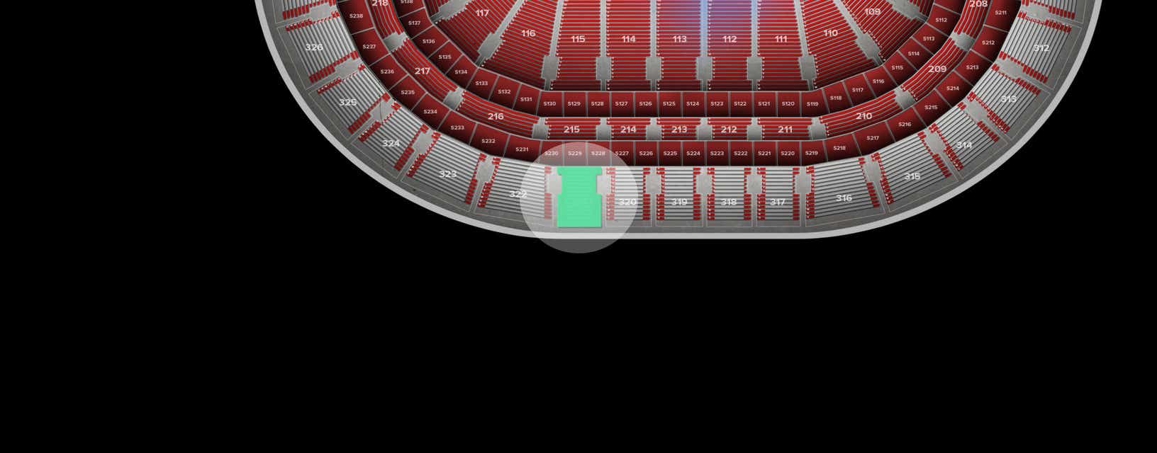 Seat view from Upper