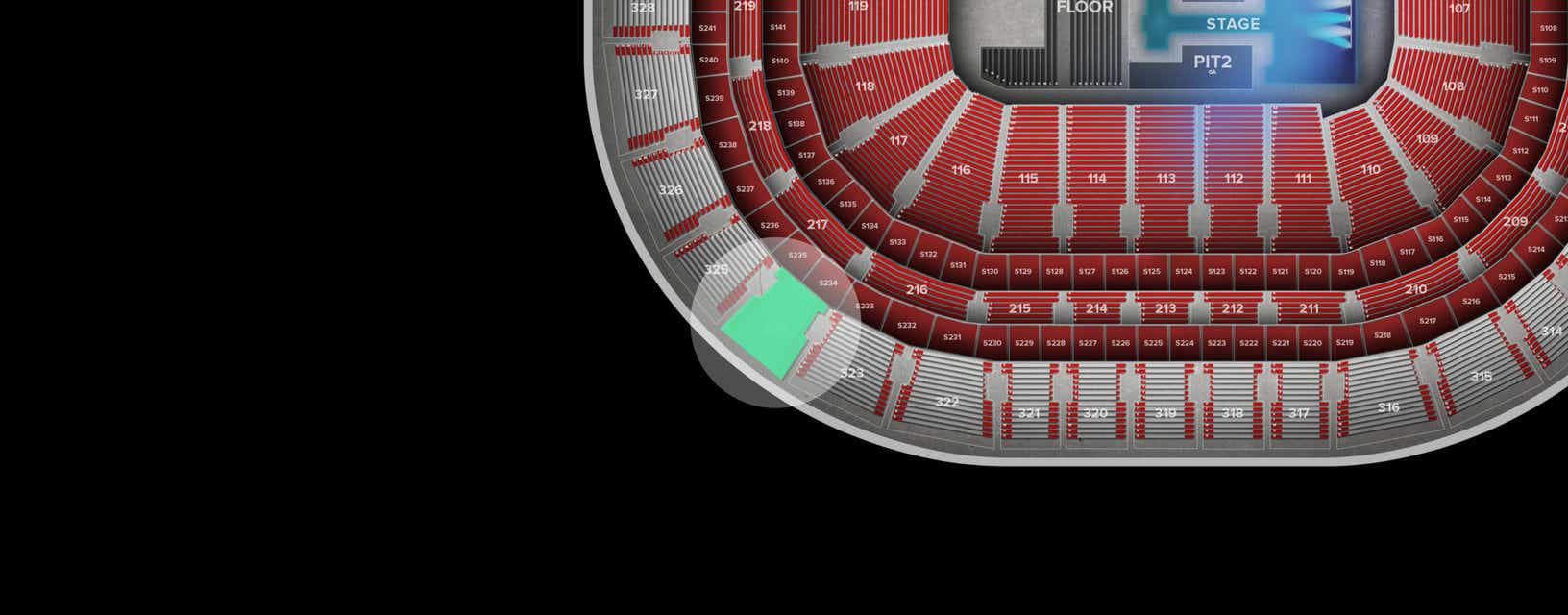 Seat view from Upper