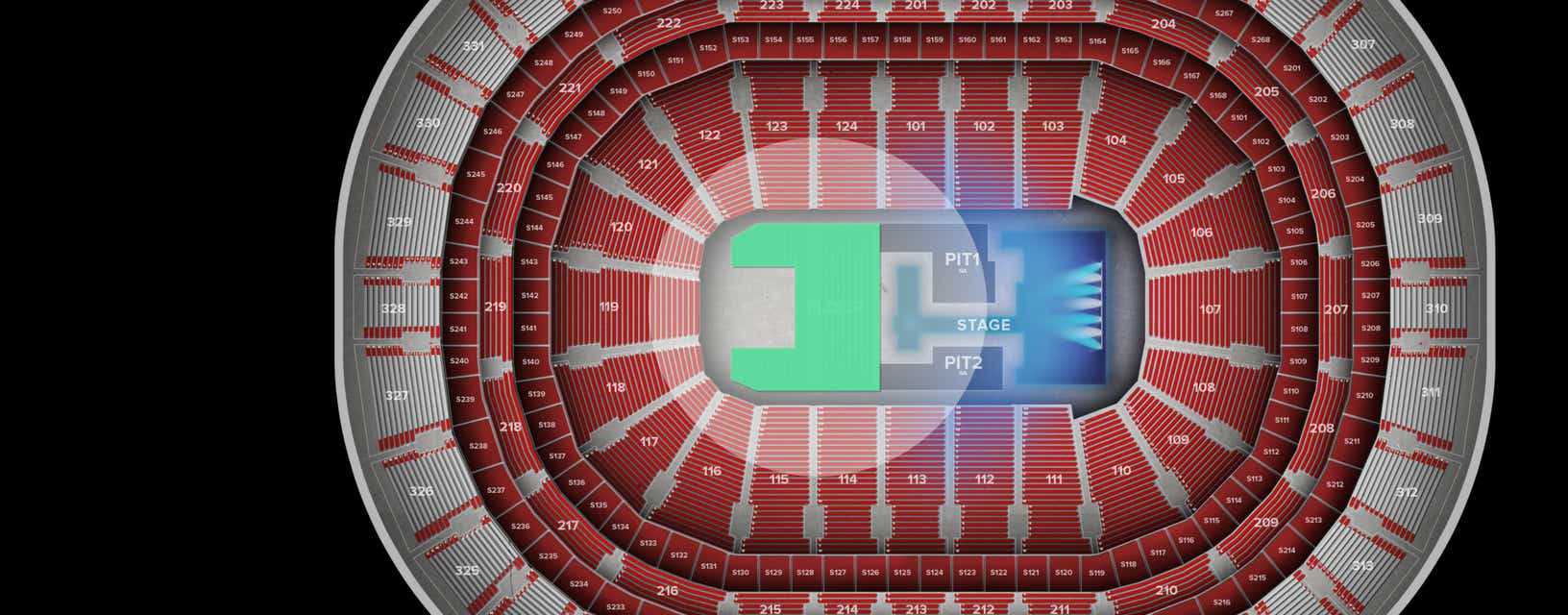 Seat view from Floor