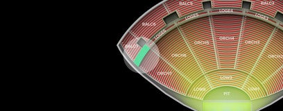 Seat view from Loge