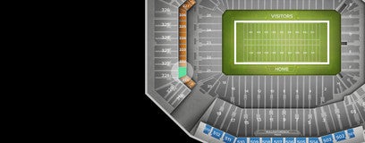 Seat view from TD Terrace End Zone