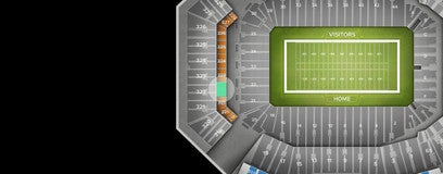 Seat view from TD Terrace End Zone