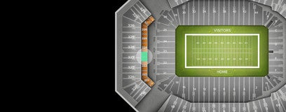 Seat view from TD Terrace End Zone