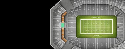 Seat view from TD Terrace End Zone