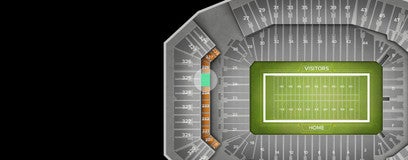 Seat view from TD Terrace End Zone