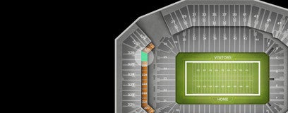 Seat view from TD Terrace End Zone