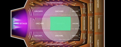 Seat view from Orchestra