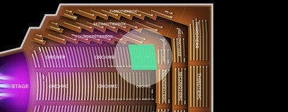 Seat view from Orchestra
