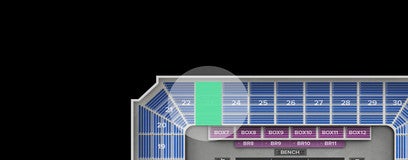 Seat view from Concourse