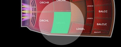 Seat view from Orchestra Left
