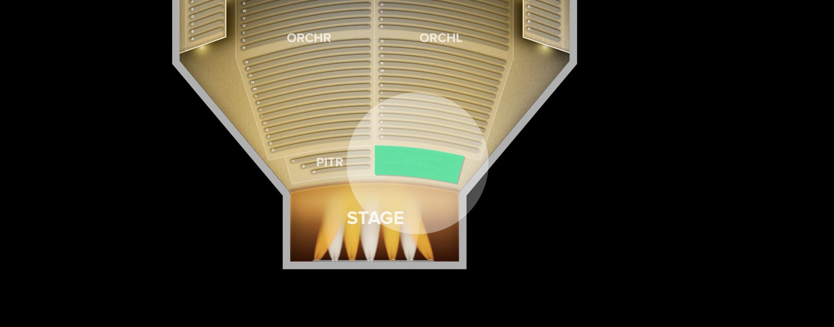 Seat view from Pit