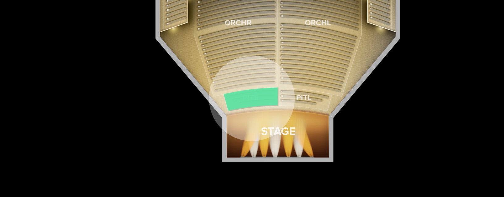 Seat view from Pit
