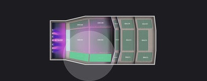 Seat view from Orchestra