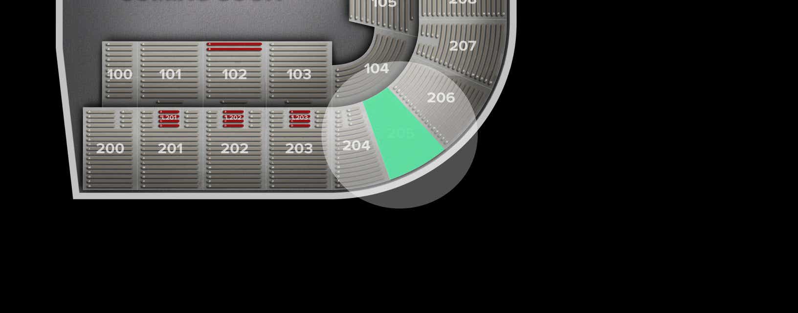 Seat view from Upper