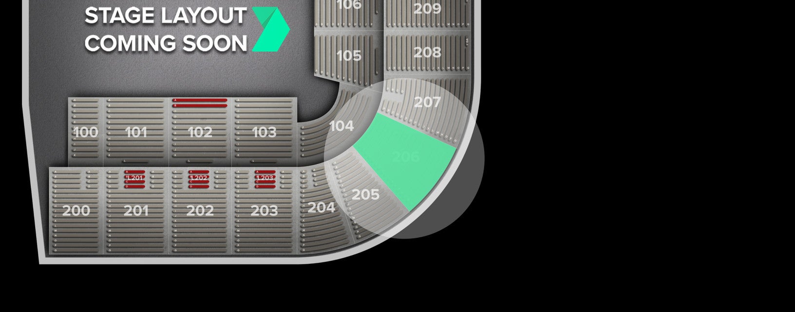 Seat view from Upper