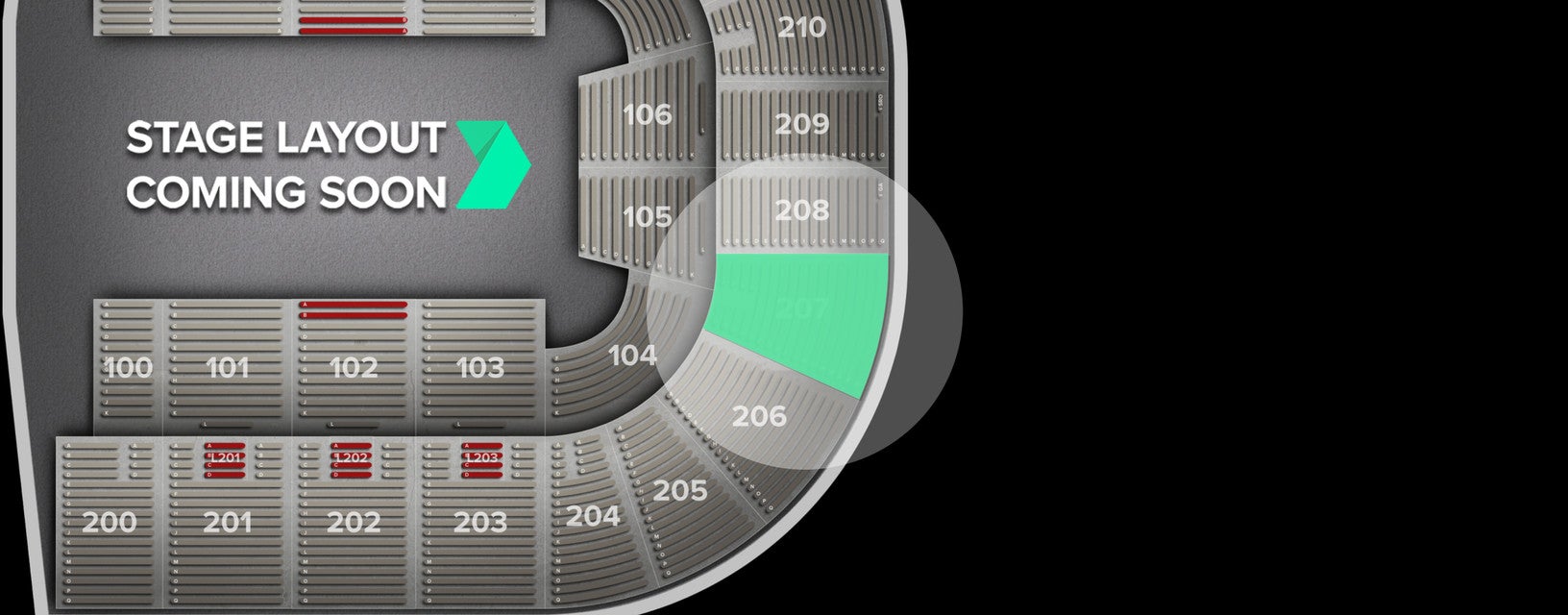 Seat view from Upper