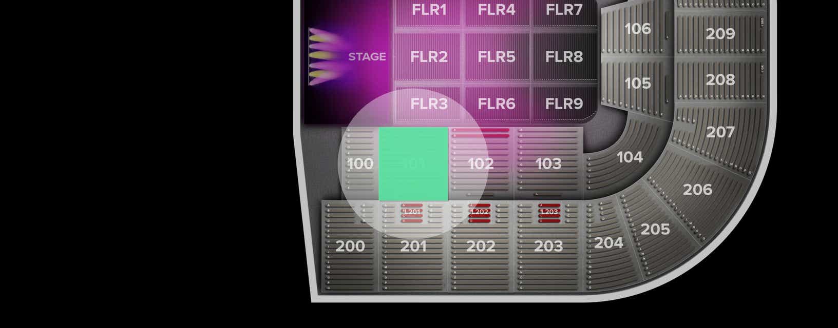 Seat view from Lower