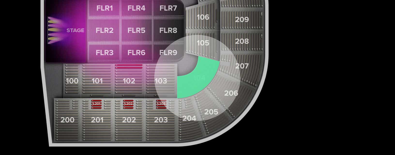 Seat view from Lower