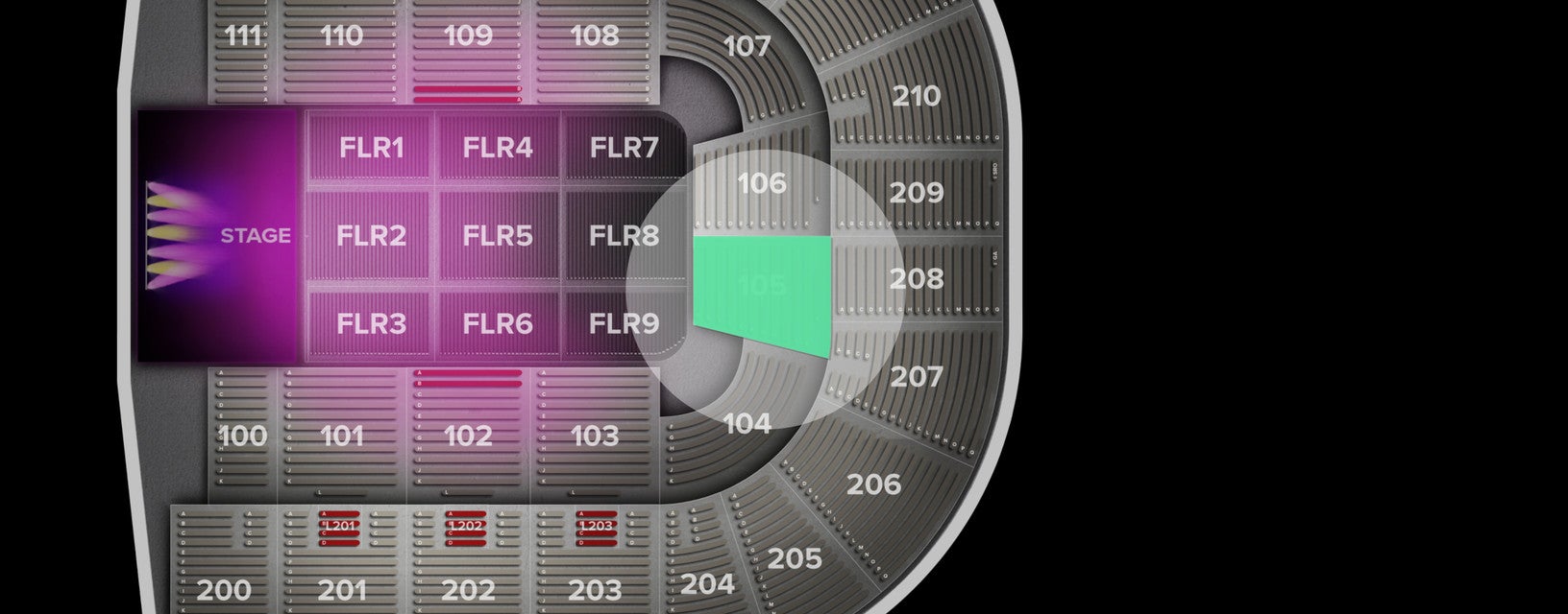 Seat view from Lower