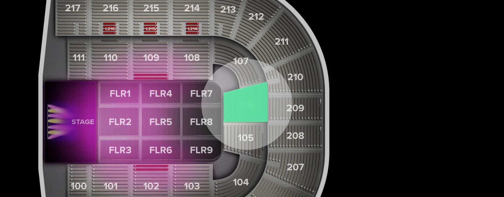 Seat view from Lower