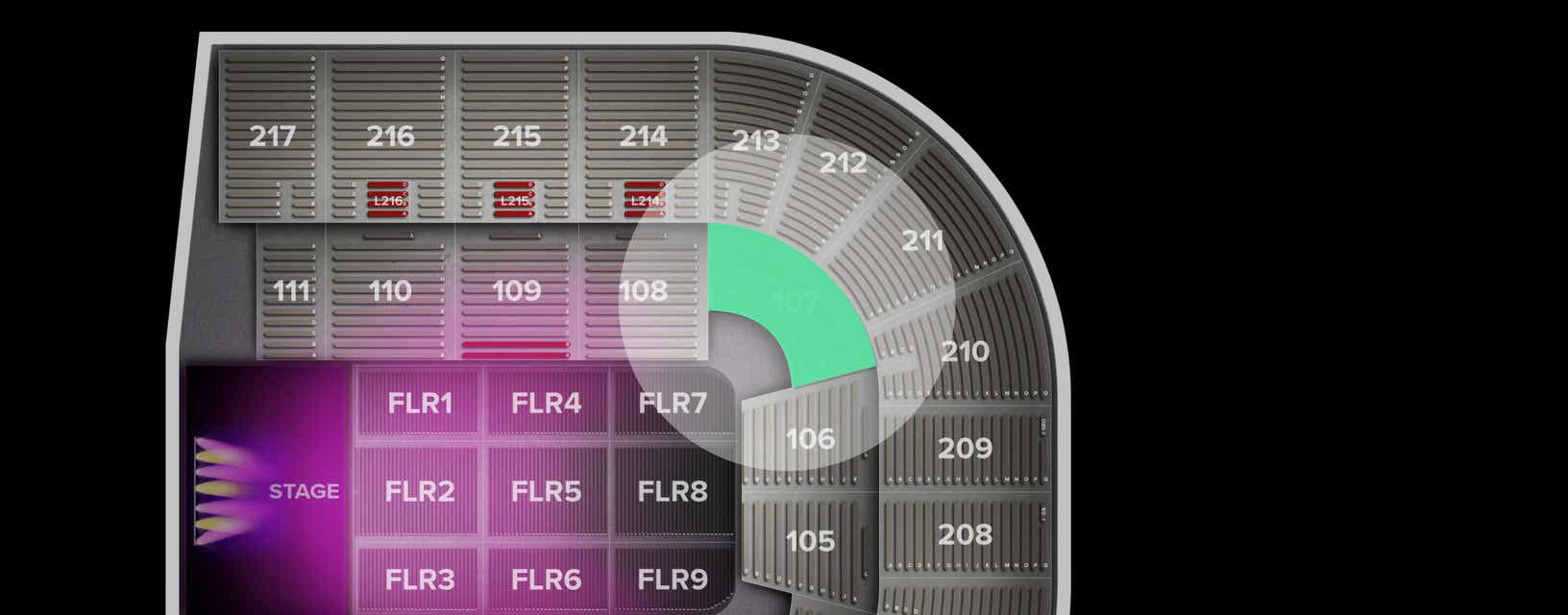 Seat view from Lower