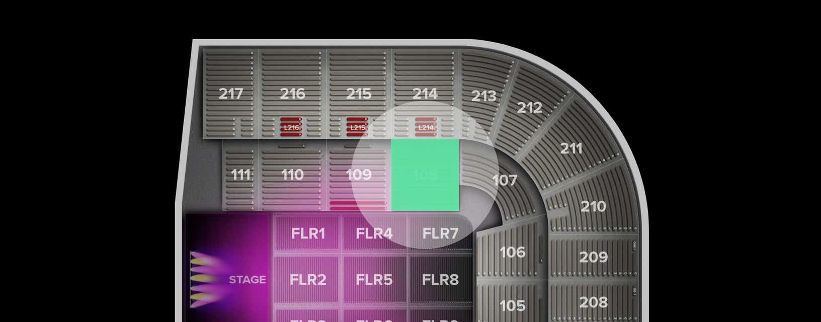 Seat view from Lower